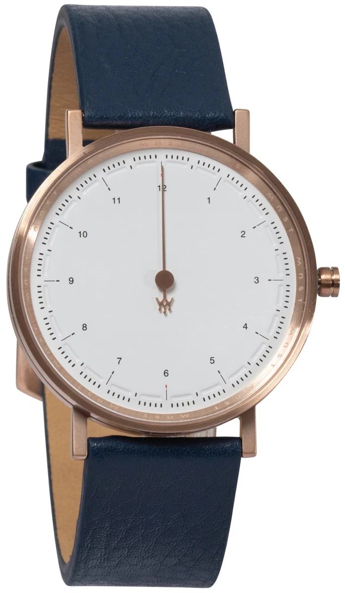 Orologio Uomo 24h A Una Lancetta – Design Minimal Con Cassa In Acciaio 40mm E Cinturino In Pelle Italiana