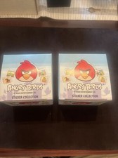 2012 Angry Birds Album Sticker Trading Card Box 50 Packs 2-Full Boxes