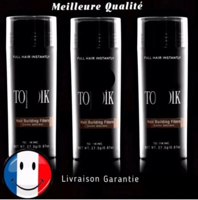 TOP**k Poudre de cheveux densifiant kératine Fiber 27,5 gr
