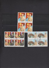 Bloques de 4 Laos Mi.Nr. 1207 - 1209 " 100 Aniversario de Ho Chi Minh " Sello