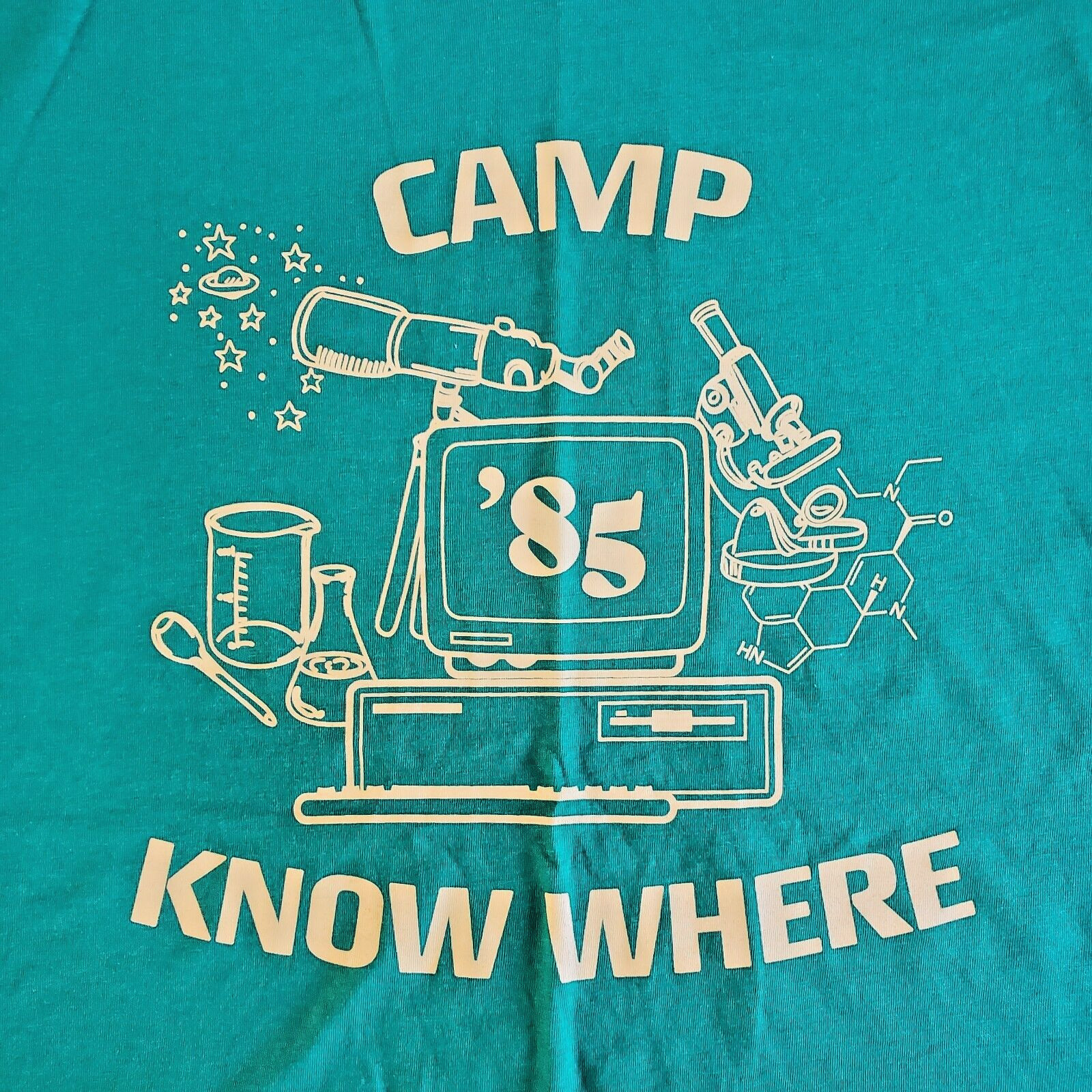 Authentic Stranger Things "Camp Know Where '85" M… - image 2