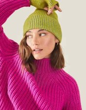 Image of BNWT: Knit Beanie from Accessorize: Colour: Light Green: Size: U