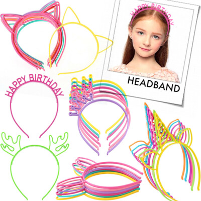 STIRNBAND Haarband Weihnachten Ostern Halloween Prinzessin Kostüm Photo Booth Party