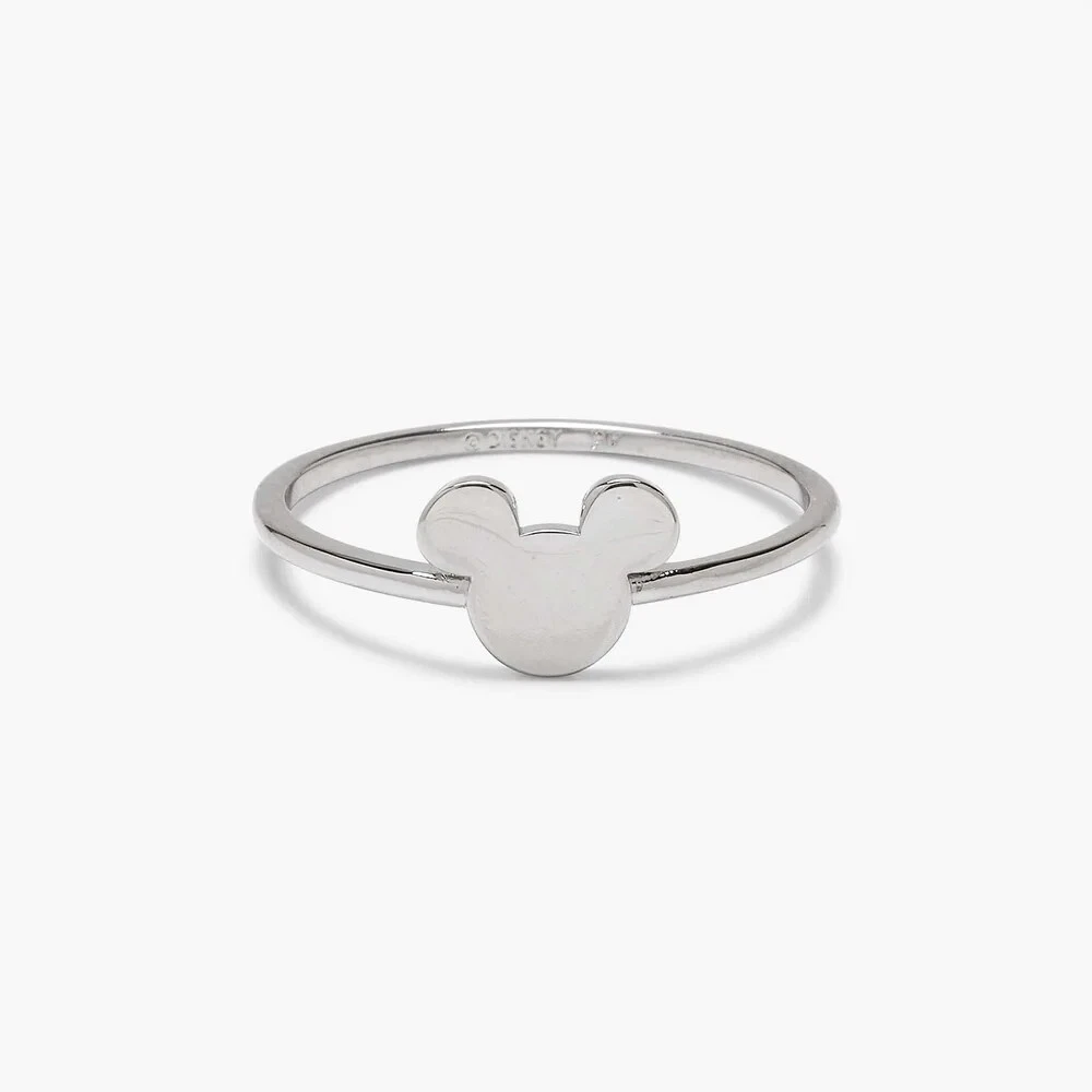 size 7 DISNEY mickey minnie ring silver jewelry disneyland shape