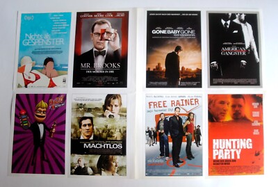 E72-4  8x Cinema Filmkarten  MR. BROOKS / MACHTLOS / GONE BABY GONE