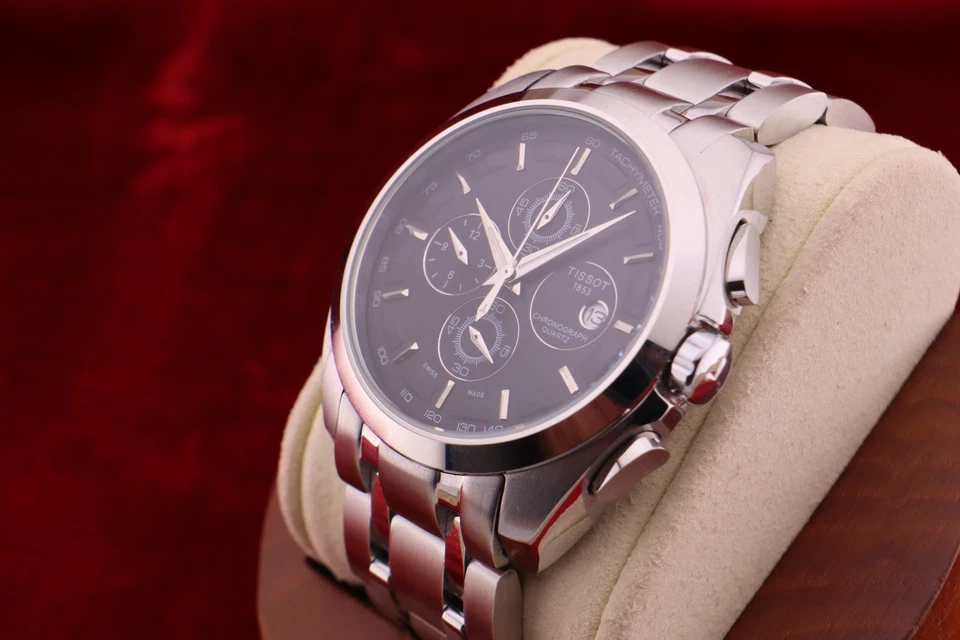 ⚡️⌚New Tissot 1853 Couturier Tachymeter Chronograph Quartz Men's Wrist Watch - Image 3 of 4