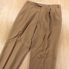 vtg 90s CHAPS RALPH LAUREN pleated wool dress pants 36x33 made in Canada