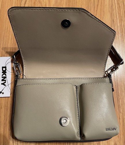 ❤️DKNY MECCA DEMI HANDBAG PURSE R43HZF60 COLOR TAUPE NWT - Picture 4 of 7