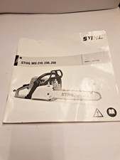 Stihl MS 210 , 230 , 250 Bedienungsanleitung 0458 208 0021 A Deutsch