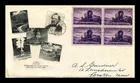 Dr Jim Stamps Utah Centennial Block 1947 First Day Cover
