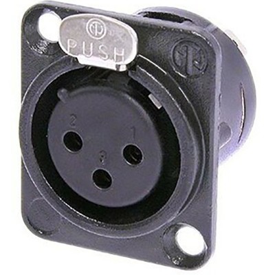 Neutrik NC3FD-L-B-1 Female XLR Receptacle