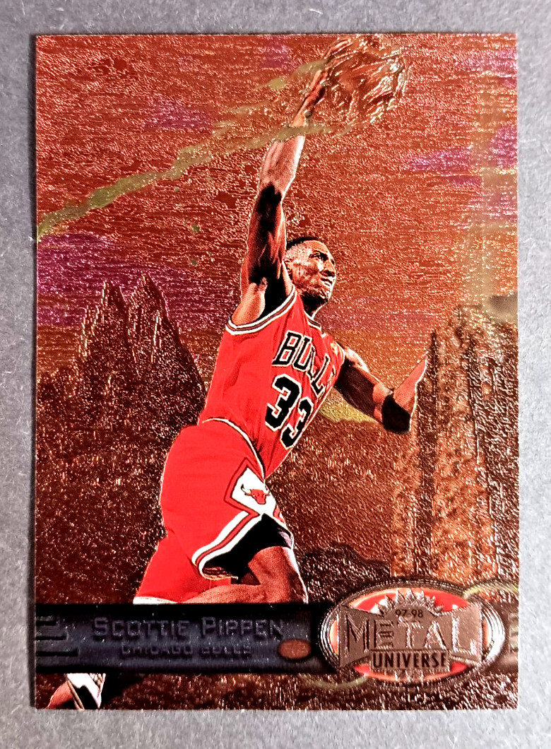 1997-98 Skybox Metal Universe #83 Scottie Pippen Bulls