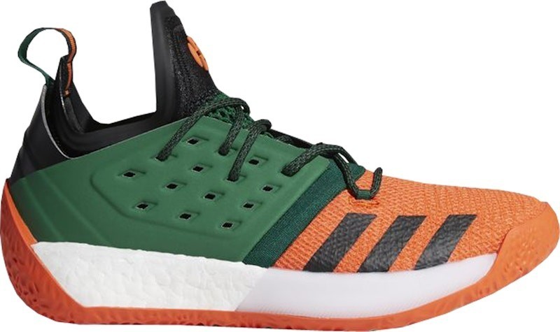 Adidas Harden Vol. 2 University of Miami for sale | eBay
