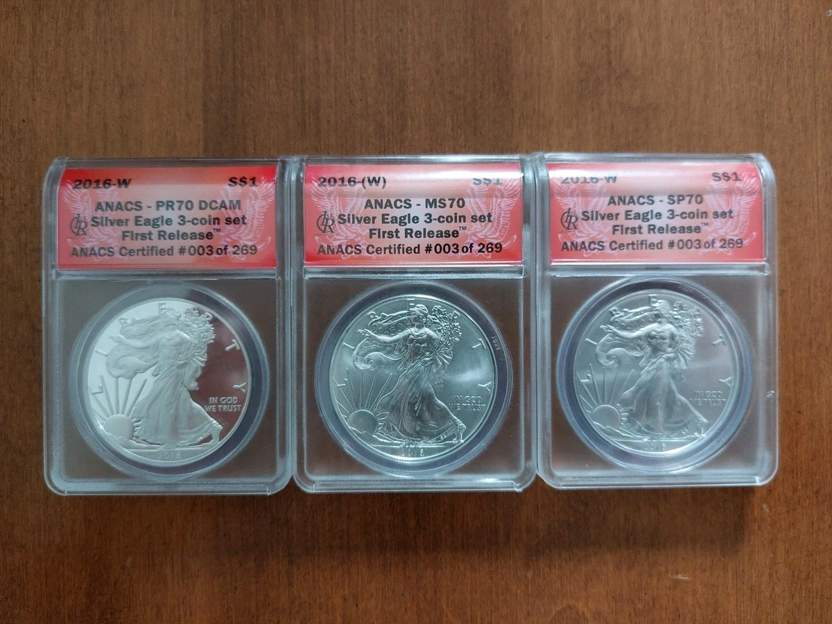 American Eagle MS 70 Graded 2016 Silver Bullion Coins for sale | eBay
