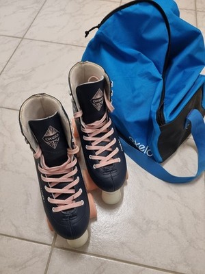 OXELO Rollschuhe Kunstlauf Quad 100 Kinder Memphis Blau Gr.38