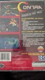 * Contra: Legacy of War (Sega Saturn, 1997) Missing 3D Glasses MANUAL TESTED