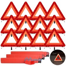 LOT Foldable Emergency Warning Triangles Roadside Hazard Safety Reflective Sign