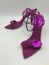 Pre-Owned Schutz Purple Size 8 Ankle Strap Heels