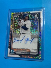 2024 Bowman Chrome - Prospect Autographs Samuel Gil #CPA-SG Speckle Refractor...