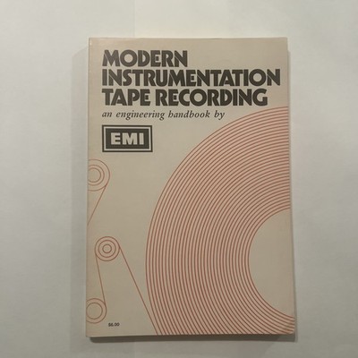 Modern Instrumentation Tape Recording Engineering Handbook EMI Paperback
