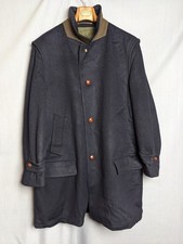 Original Tyroler Loden Wool Florian Stein Coat Men Navy Loden Coat Size 52