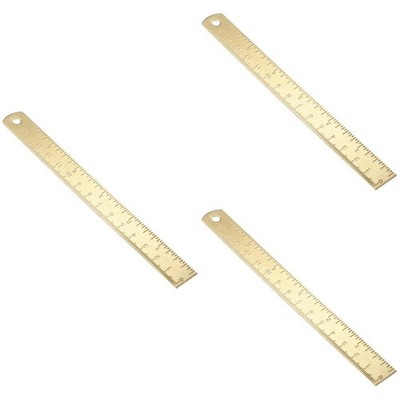3 Pieces Gerades Lineal Zeichenwerkzeug Herrscher Messen Messwerkzeug
