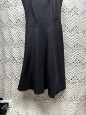 My Michelle Dress Black W Pink Tulle Fringe Underneath Detail Size 3/4