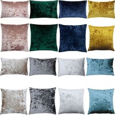 Image of Paoletti Verona Crushed Velvet Cushion Cover