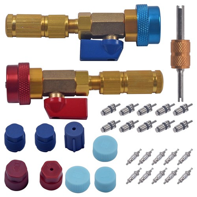 #ad Car A C R134A System Valve Core Quick Remover Installer Tools High Low Pressure $21.59