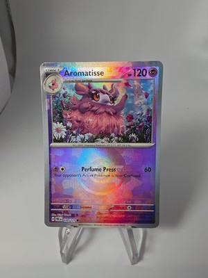 Pokemon Prismatic Evolutions Aromatisse Poke Ball Pattern - Texture Shift Error