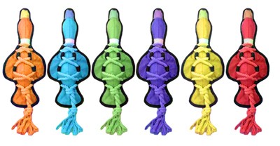 3er Pack Cross-Ropes Ente Hundespielzeug, 11,5 Zoll 43438 - Bild 1 von 1