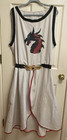 Renaissance Medieval Surcoat Tabard & Belt Dragon King Knight Costume SCA LARP — photo 1