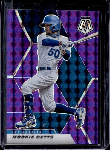 2021 Mosaic Mookie Betts Purple #48/49 Dodgers