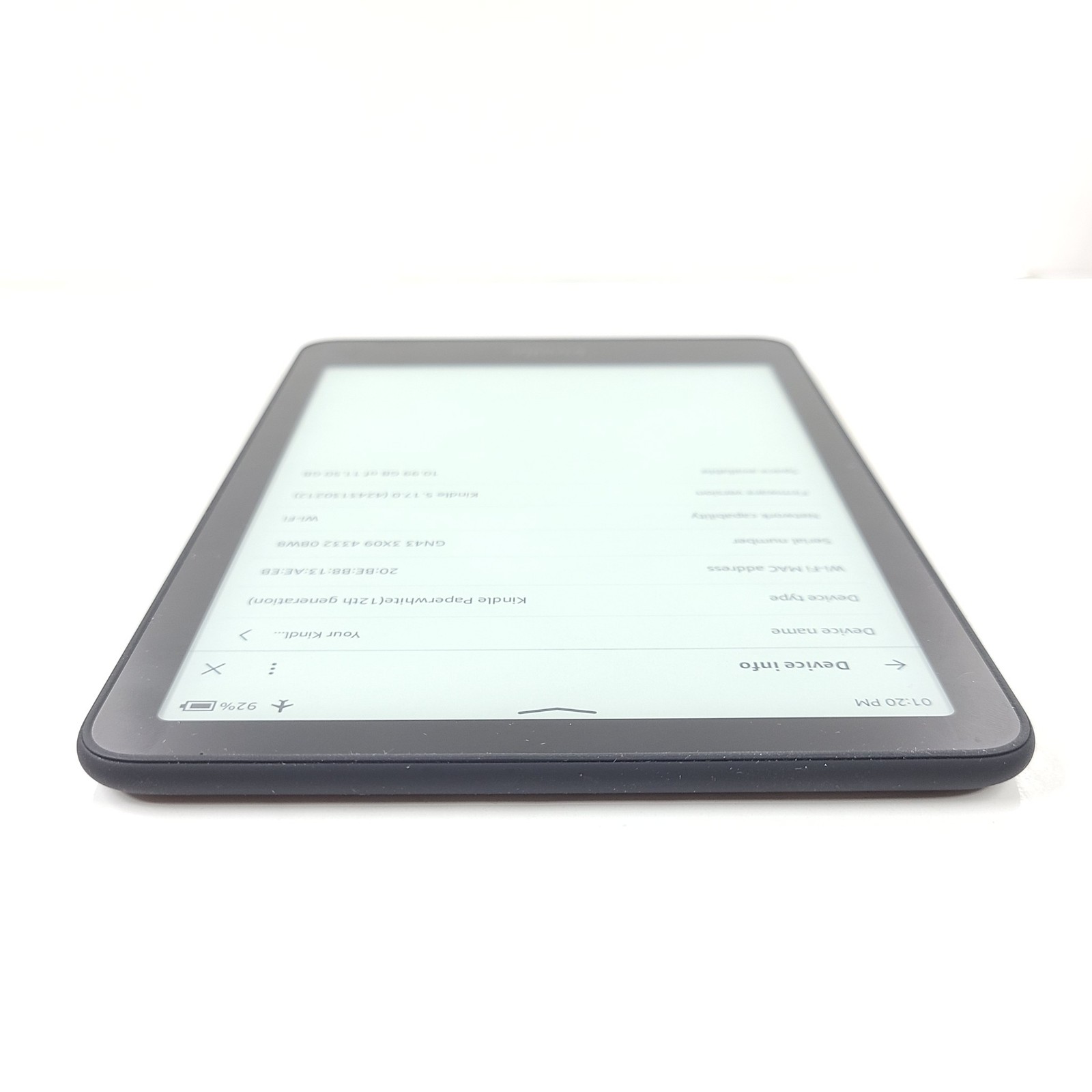как выглядит Amazon Kindle Paperwhite 12th Gen. 16GB Wi-Fi, 7" Black - UNREGISTERABLE фото
