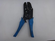 IDEAL Crimping Tool RJ11 RJ12 RJ45 6P 8P Stripper Cutter Blue Handles Used