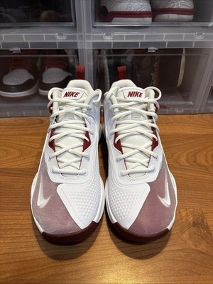 Nike Air Zoom Hyperset 2 White Crimson FQ7070-106 Volleyball Shoes