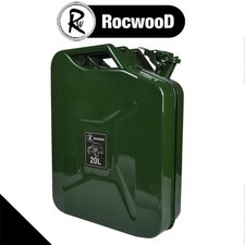 20L Fuel Can Petrol Diesel Jerry Can Metal Green