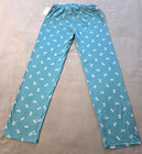 NWT PJ Salvage Nordstrom Pajama Set Pant+Top Soft Lightweight Green Pink Bows XS — photo 6
