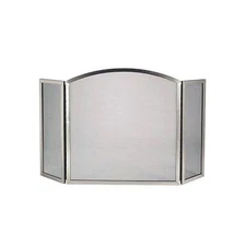 Dagan S702 3 Fold Center Arched Screen  Satin Nickel
