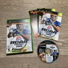 NCAA Football 2005 / Top Spin Combo (Microsoft Xbox, 2004) Complete