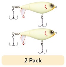 (2 pack) Berkley Choppo Topwater Fishing Lure, Bone, Size 120