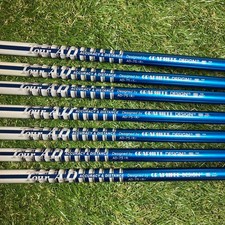 GRAPHITE DESIGN Tour AD-75 Blue Iron Shaft Set 7pcs 4-Pw R/S Flex Graphite Used
