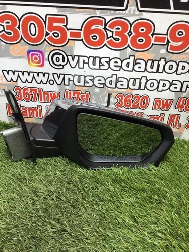 ✅ 2018 EQUINOX RH Mirror DWL Blind Spot Chrome UVH Camera OEM