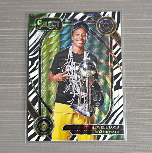 Panini 2025 WNBA Select Jewell Loyd Seattle Storm #247 SSP Zebra Courtside Prizm