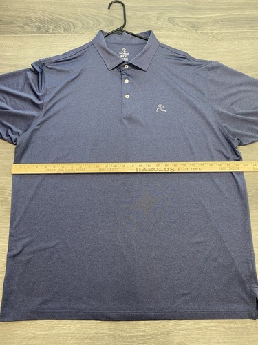 Rhoback Poloshirt Herren 3XL Blau Performance Stretch - Bild 5 von 7