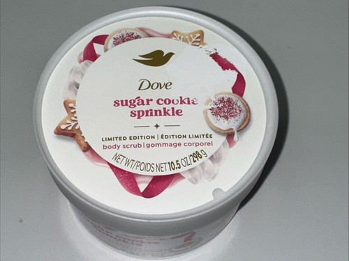 4 PACK-Dove Limited Ed. Holiday Treats SUGAR COOKIE SPRINKLE Body Scrub 10.5oz