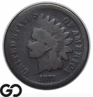 1873 Indian Head Cent Penny, Open 3