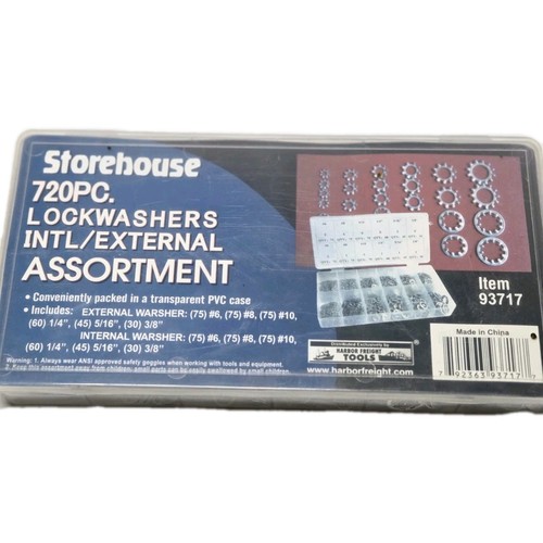 720pc WASHER/LOCK WASHER ASSORTMENT  93717
