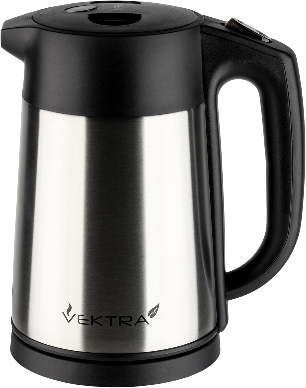 Vektra VEK-1506 Vacuum Insulated Easy Pour Cordless Kettle, 1.5 Litre, Stainles