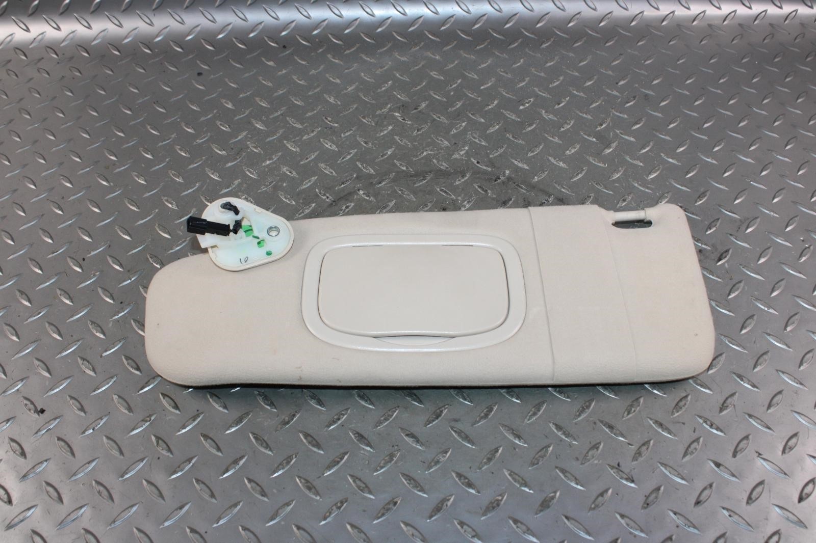 14-17 Ghibli Tan Suede Driver Side Left Interior Sunvisor Factory OEM OE WTY